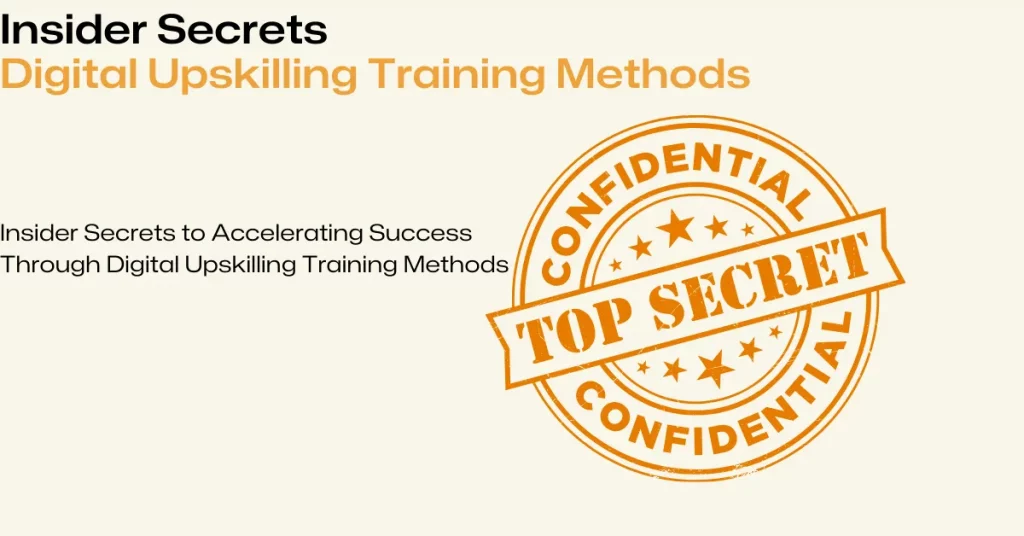 Digital Upskilling Training Methods